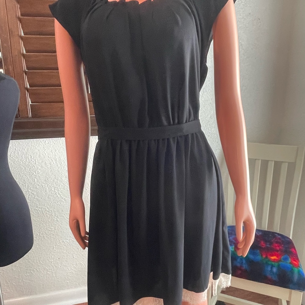 Navy Lauren Conrad Dress NWT L